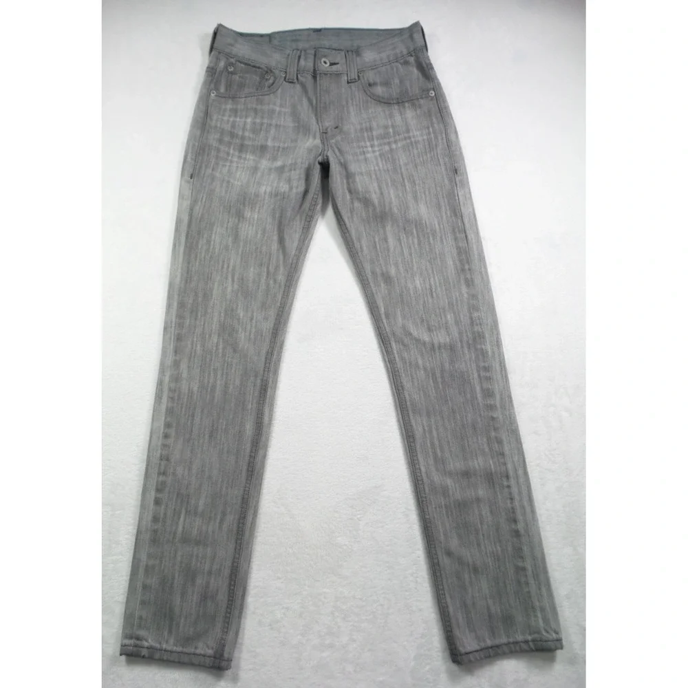Levis Jeans Mens Size 29 x 30 Gray‎ Denim 511 Skinny Fit Straight Leg Stretch